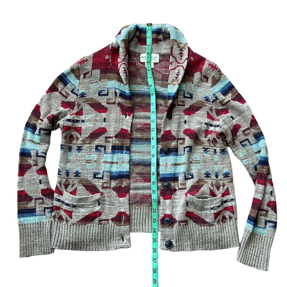 Denim Supply Ralph Lauren Aztec Tribal Cardigan - Picture 2 of 5